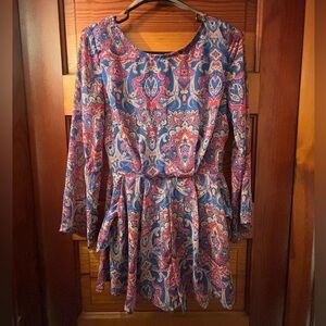 Lush Paisley Romper
